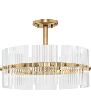 Seville 4-Light Pendant Soft Gold