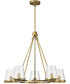 Valentine 5-Light Chandelier Vintage Brass
