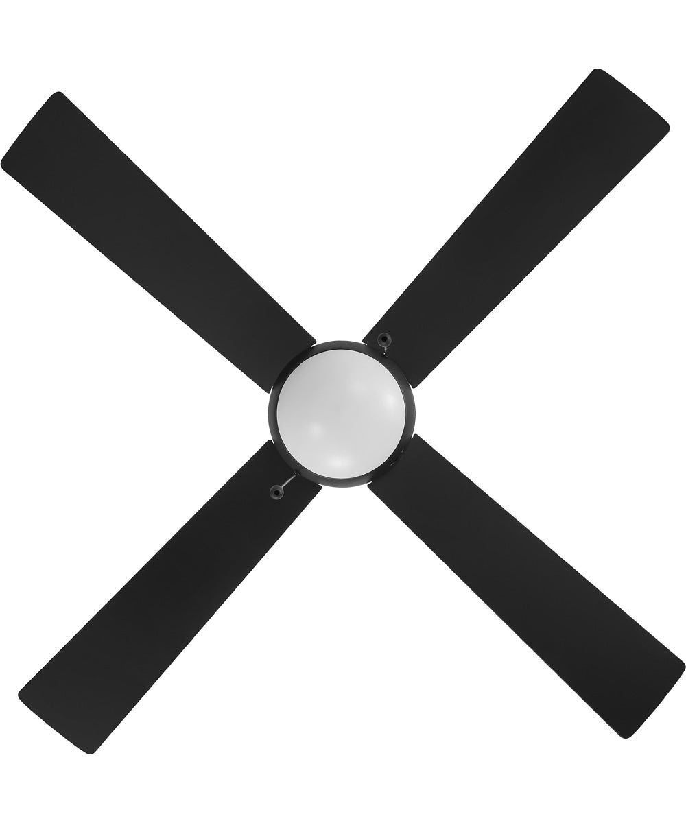 Tavo 52-in. 4-Blade LED Modern Ceiling Fan Matte Black