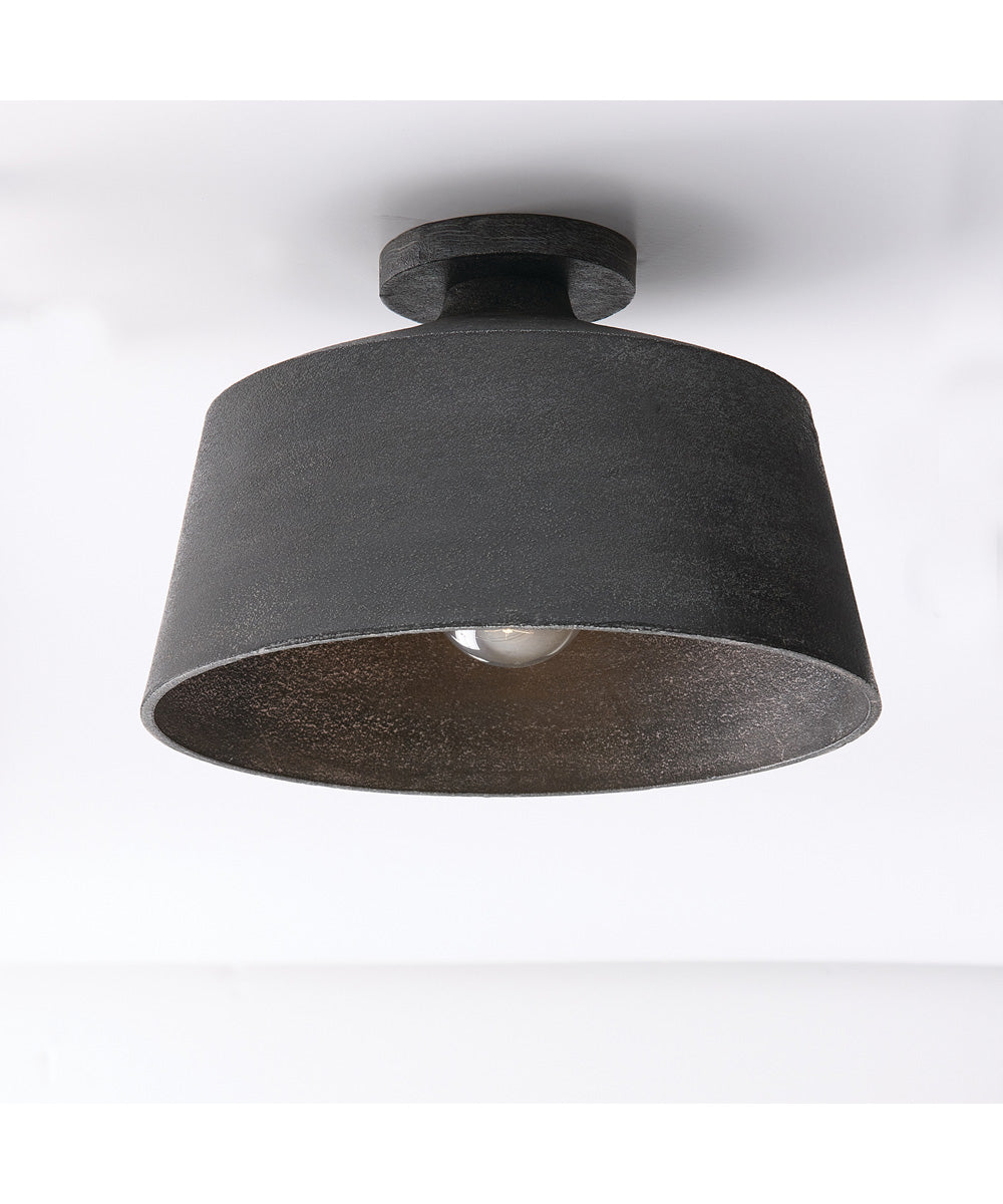 Quarry 1-Light Semi-Flush Quarry