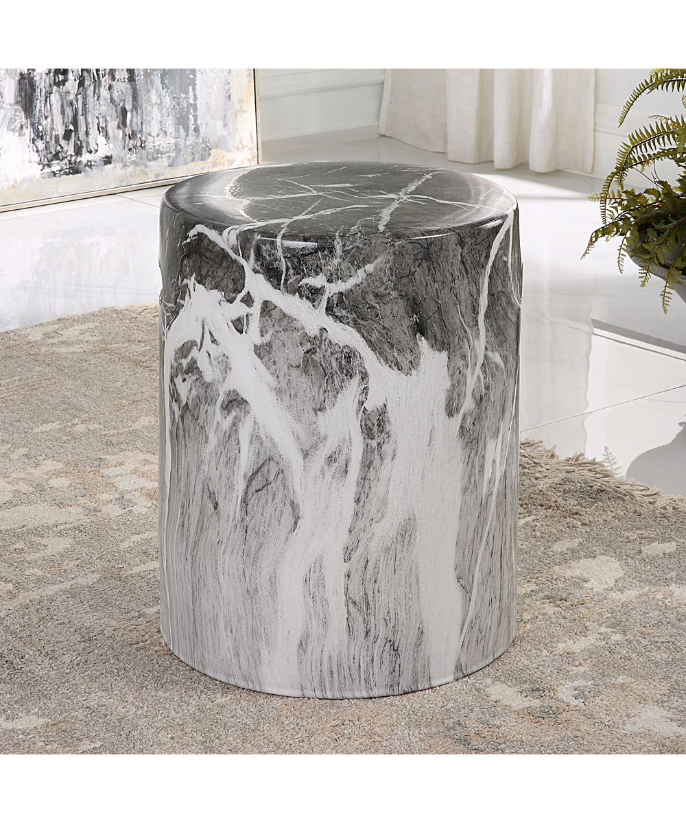 Marvel Marbled Garden Stool