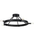 Breckenridge 5-Light Semi-Flush Mount Matte Black