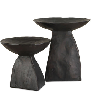 Shadow Pedestal Bowls Set of 2
