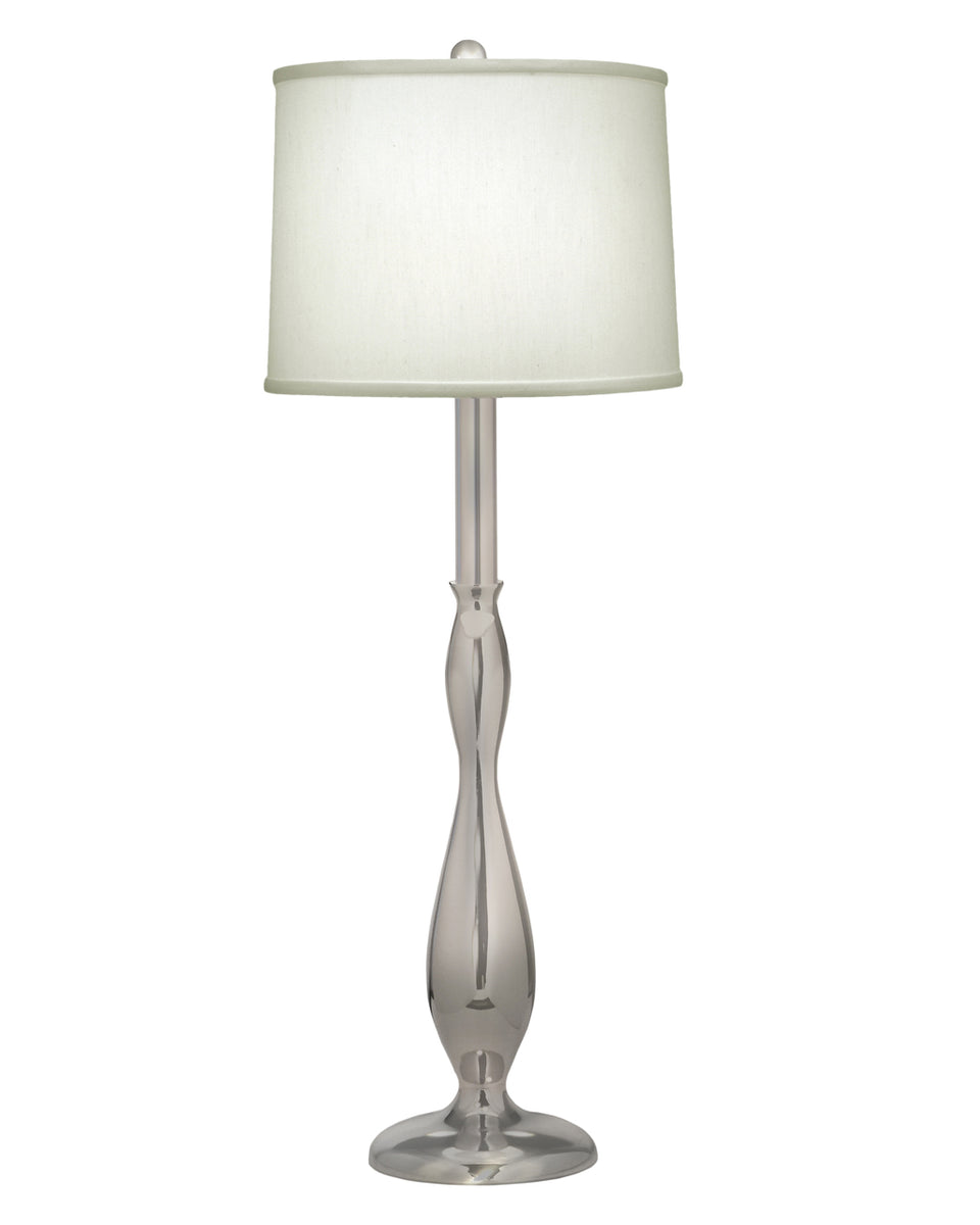 29"H Satin Nickel Signature by Stiffel Buffet Lamp, 3-Way