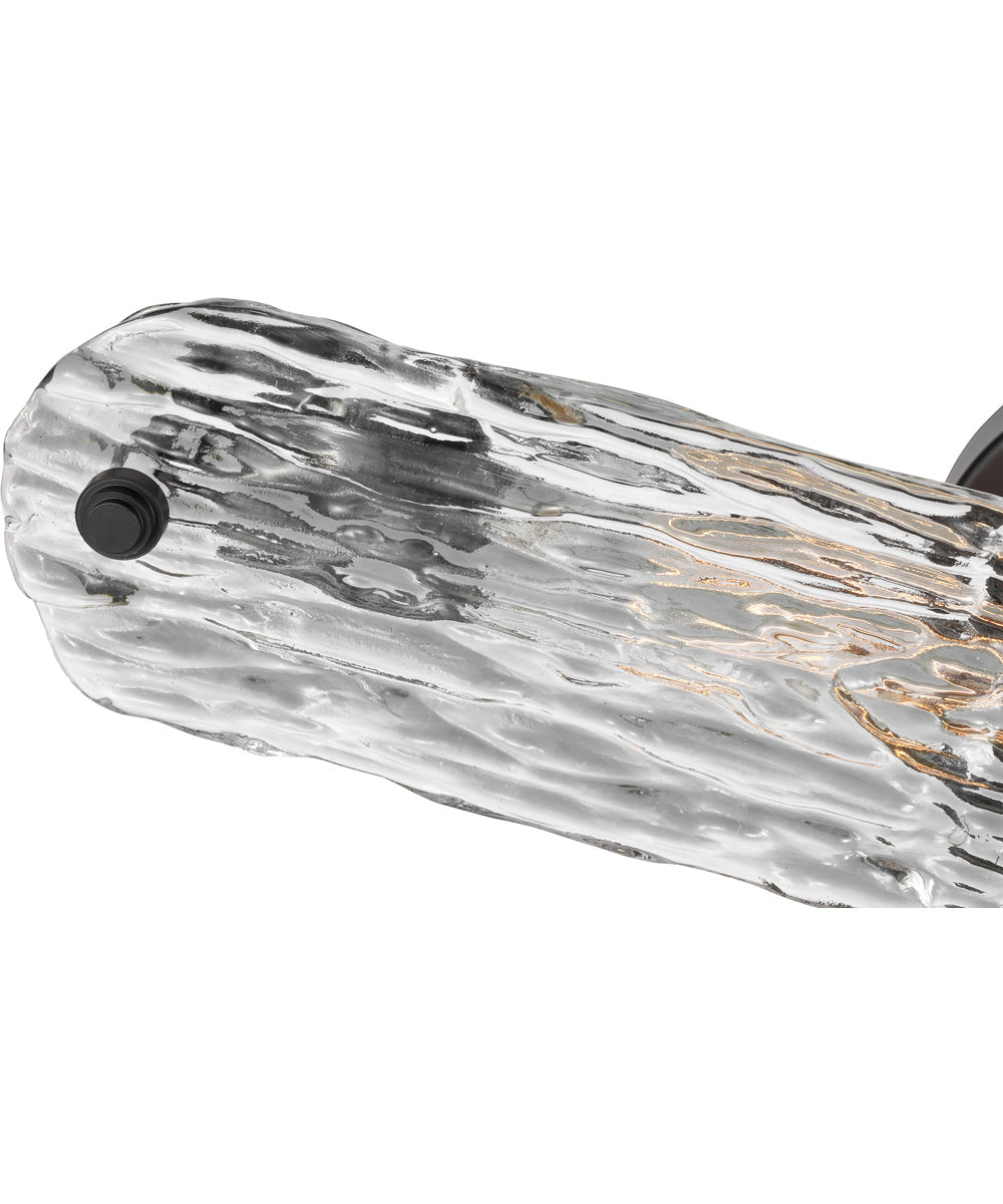 Glacier 2-Light Vanity & Wall Matte Black