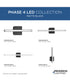 Phase 4 24 in. Medium Modern Integrated 3CCT Integrated LED Linear Vanity Light Matte Black