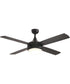 Quattro 52 inch 4-Blade Fan w LED Black