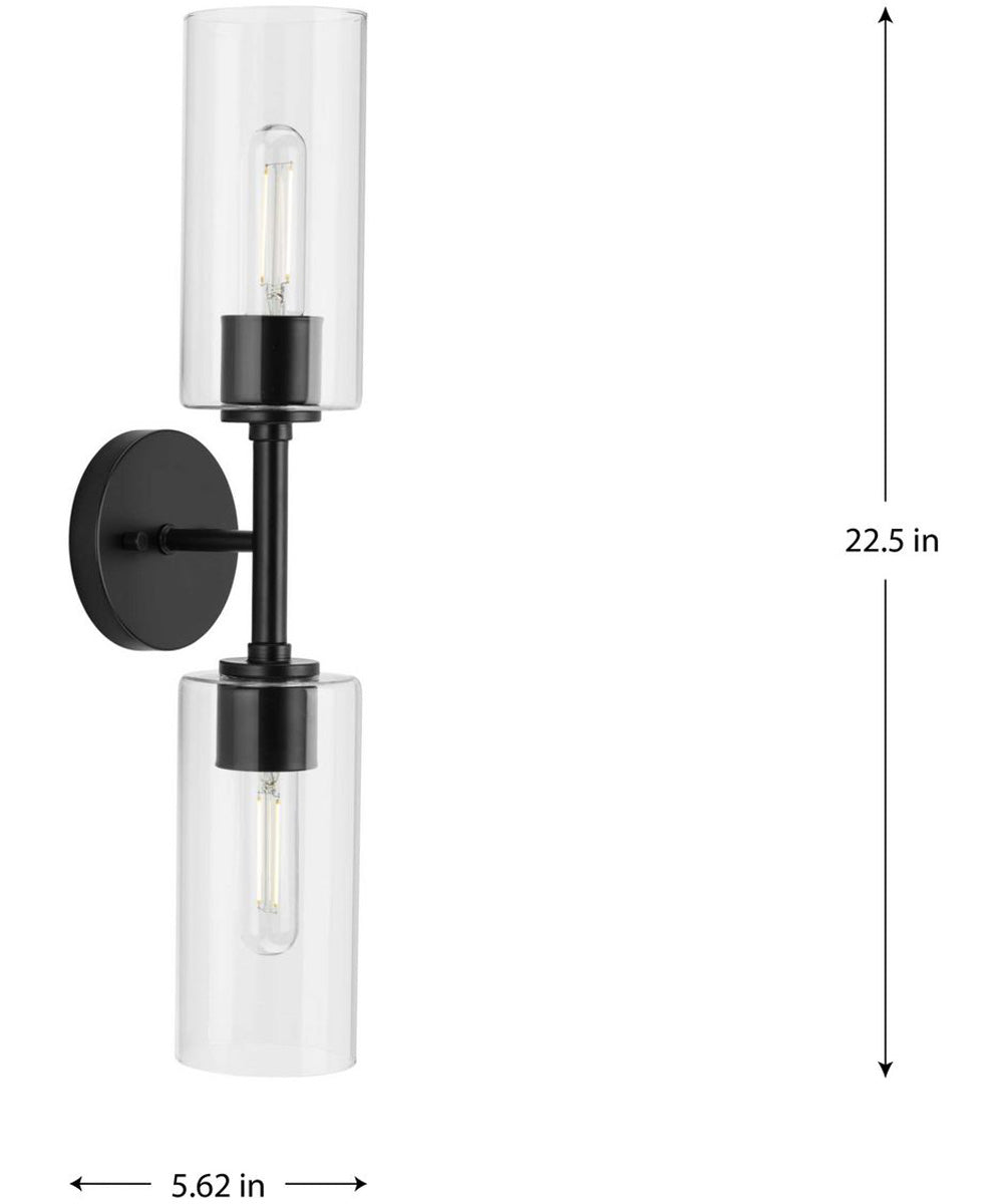 Cofield 2-Light Wall Bracket Matte Black