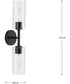 Cofield 2-Light Wall Bracket Matte Black