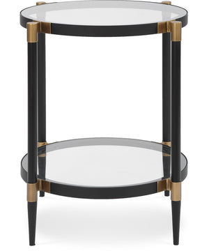 Chadid Round Glass Side Table
