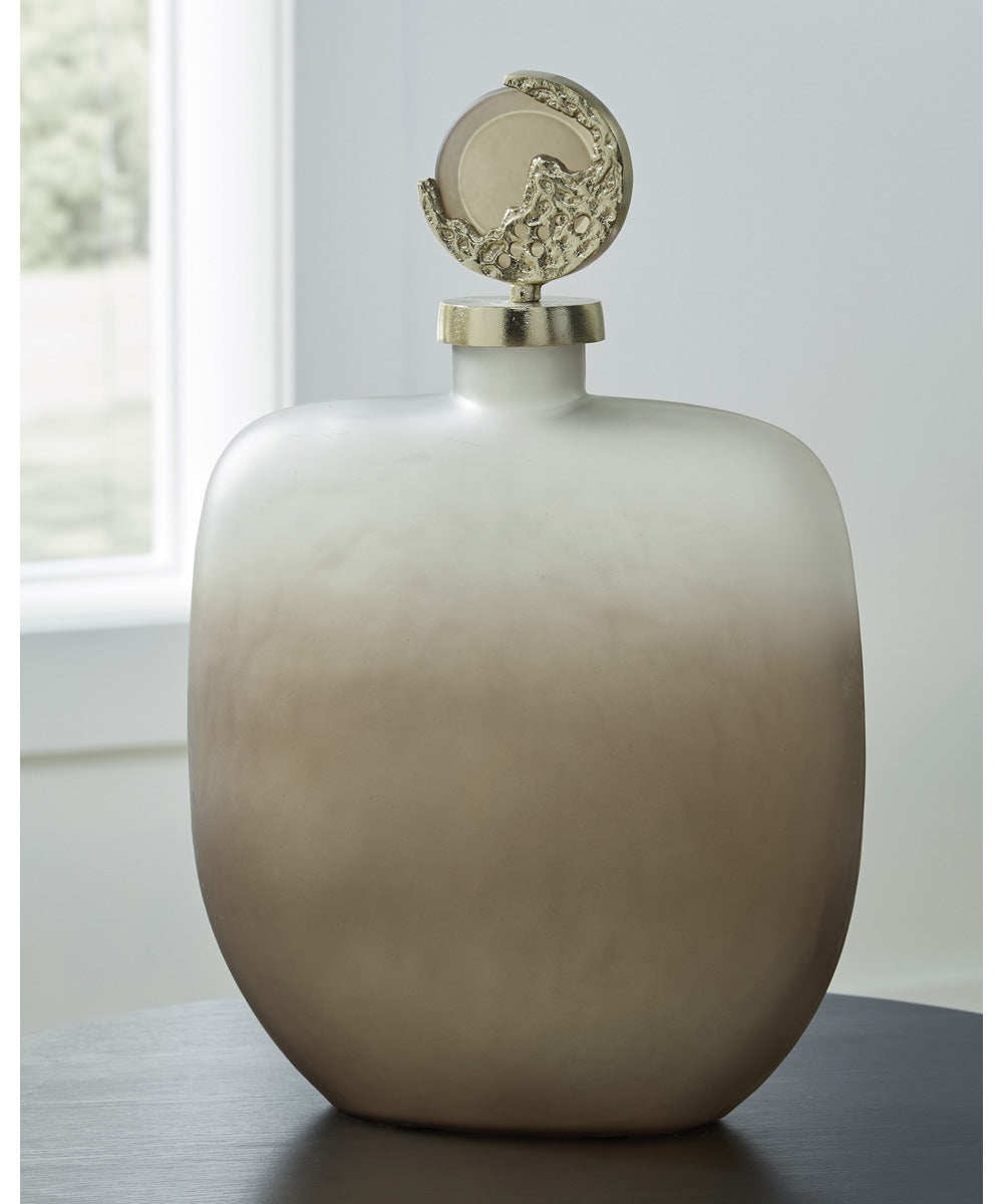 Acario Jar Taupe/Gold