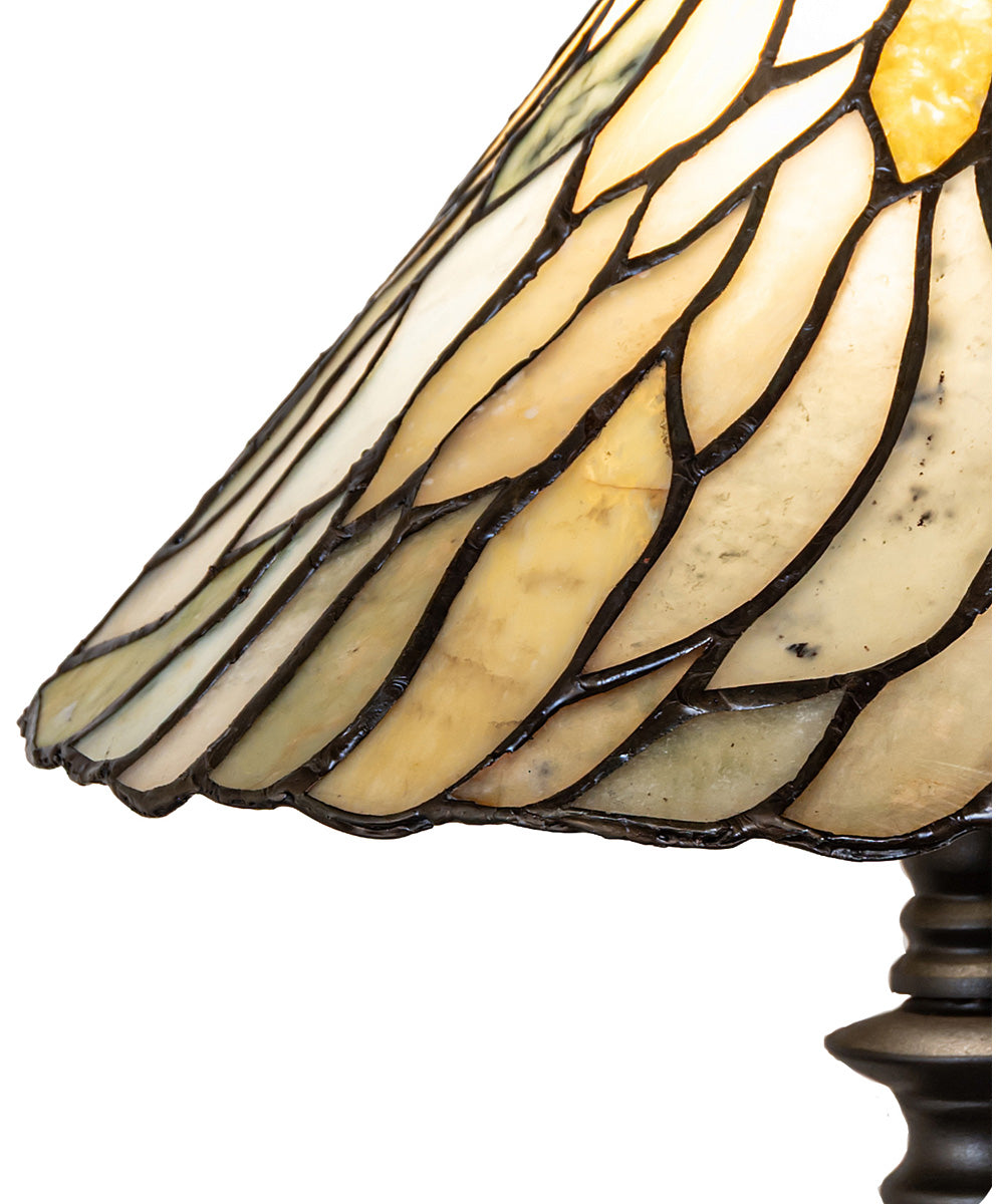 19" High Willow Jadestone Table Lamp