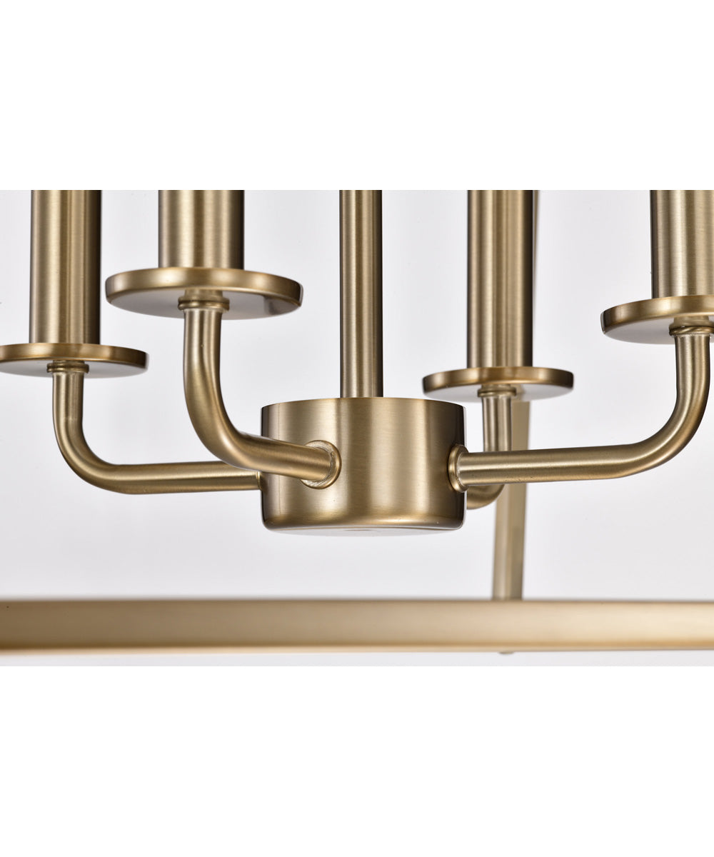 Emma 4-Light Pendant Burnished Brass