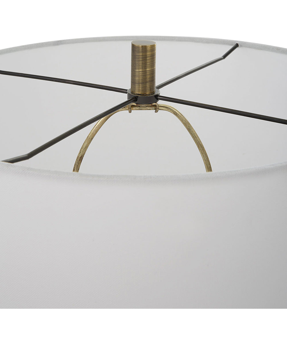 Annora Glossy White Table Lamp