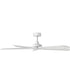 Layton 58" Smart Fan Matte White