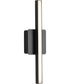 Phase 4 16 in. Small Modern Integrated 3CCT Integrated LED Linear Vanity Light Matte Black