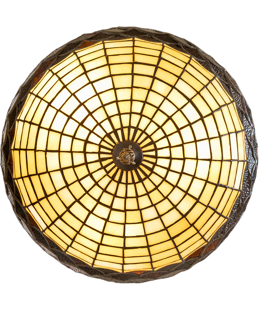 13" Wide Acorn Flush Mount