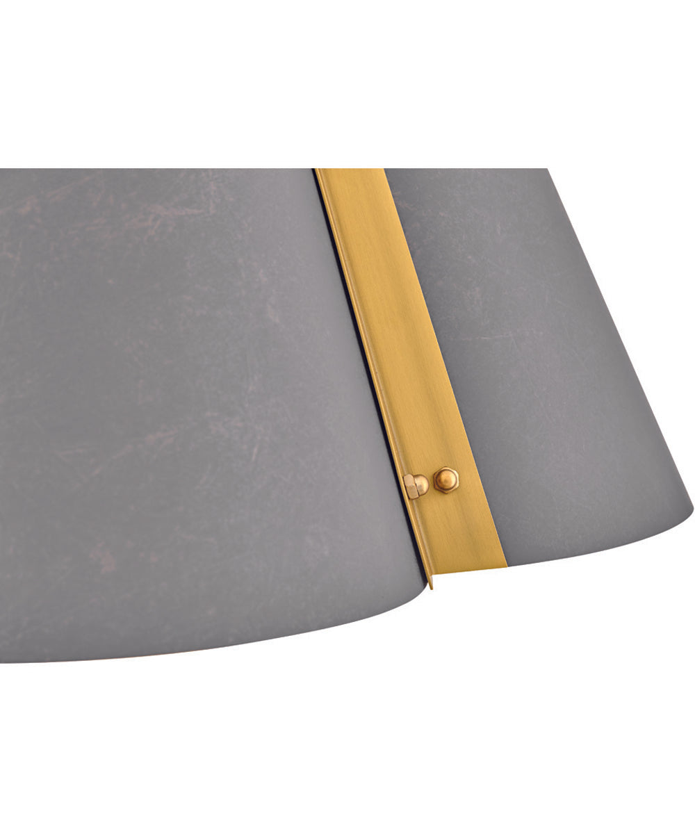 Bowman 1-Light Medium Pendant in Slate Bronze