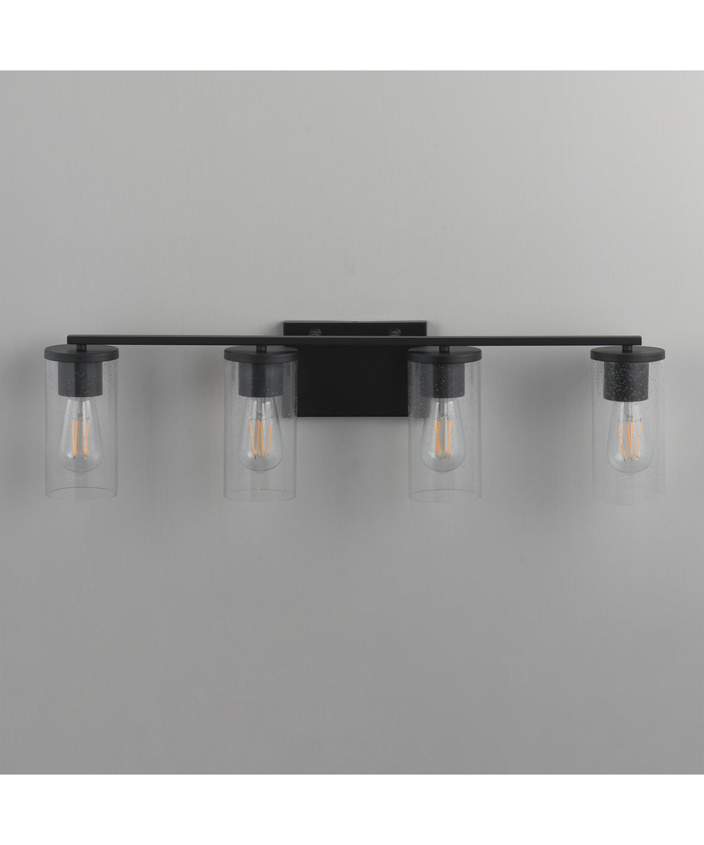 Livingston 4-Light Bath Vanity Black