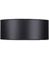 18x18x7 Black Opaque/Silver Foil Shallow Drum Hardback Lampshade