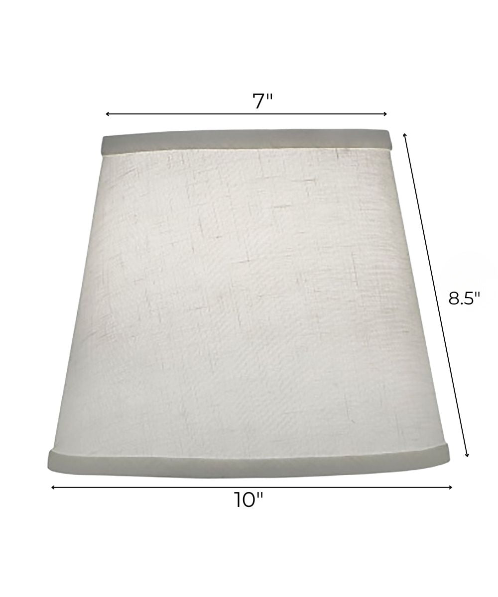 7x10x8.5 Cream Aberdeen Empire Hardback Lampshade