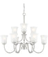 Bronson 9 Light Chandelier Brushed Nickel
