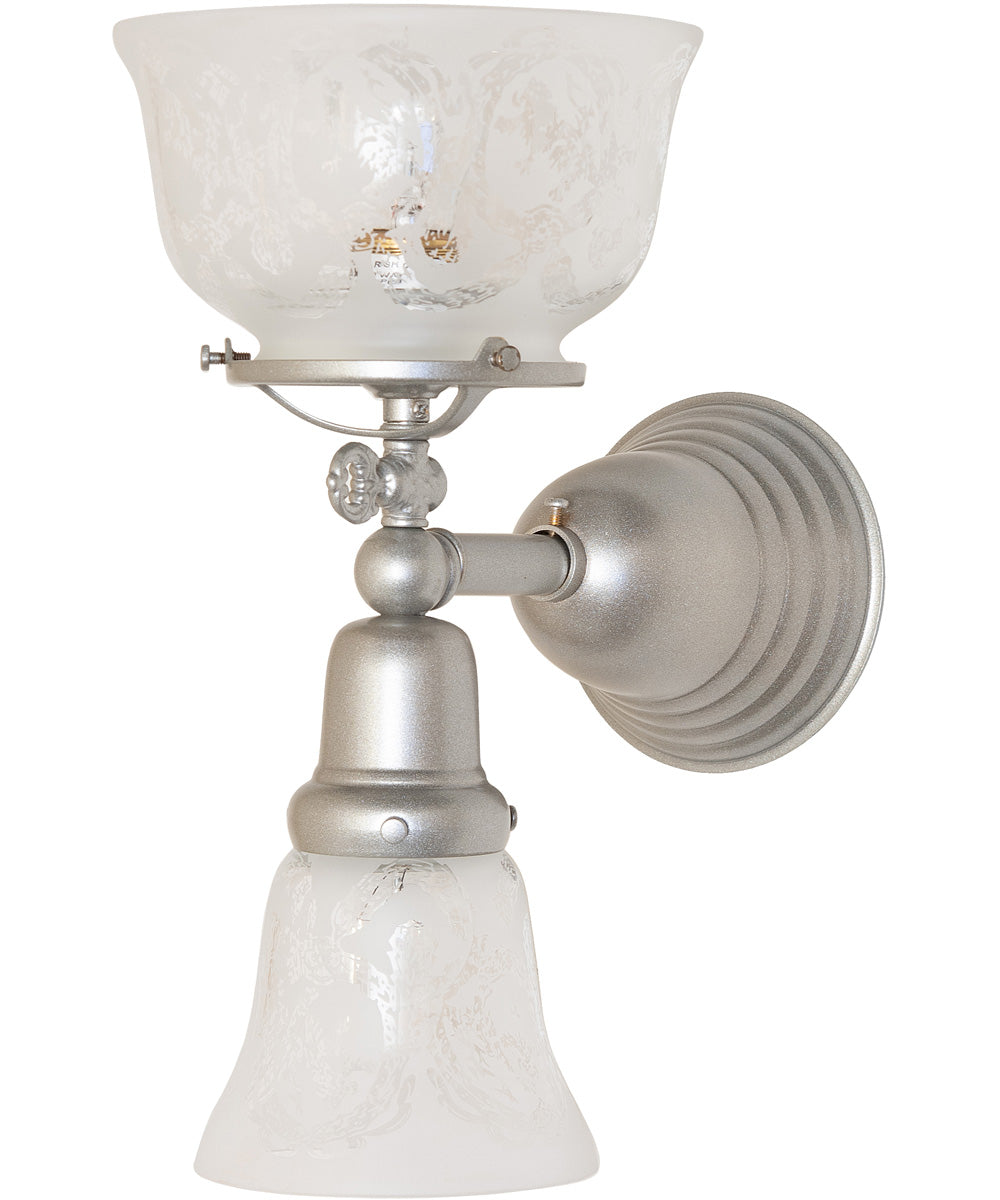 7" Wide Revival Garland Gas & Electric 2 Light Wall Sconce