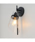 Finch 1-Light Wall Sconce Dark Bronze/Antique Brass