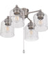 4-Light Accessory Brushed Polished Nickel