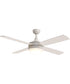 Quattro 52 inch 4-Blade Fan w LED Matte White