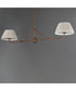 Dunbridge 2-Light Pendant Weathered Brass