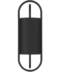 Nightfall 1 Light Wall Lantern Black
