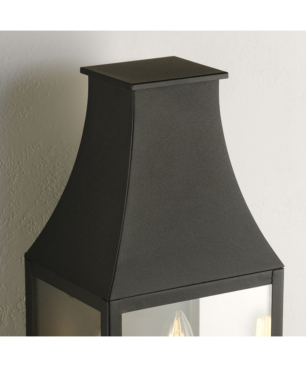 Radcliffe 2-Light Small Outdoor Wall Lantern Black