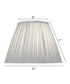 8x15x11 Oyster Box Pleat Silksheen Empire Softback Lampshade