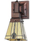 5" Wide Spear Mission Wall Sconce