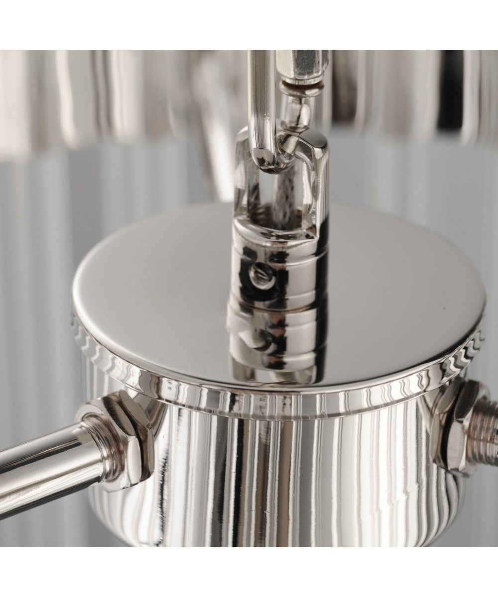 Jolie 11 inch LED Pendant Polished Nickel