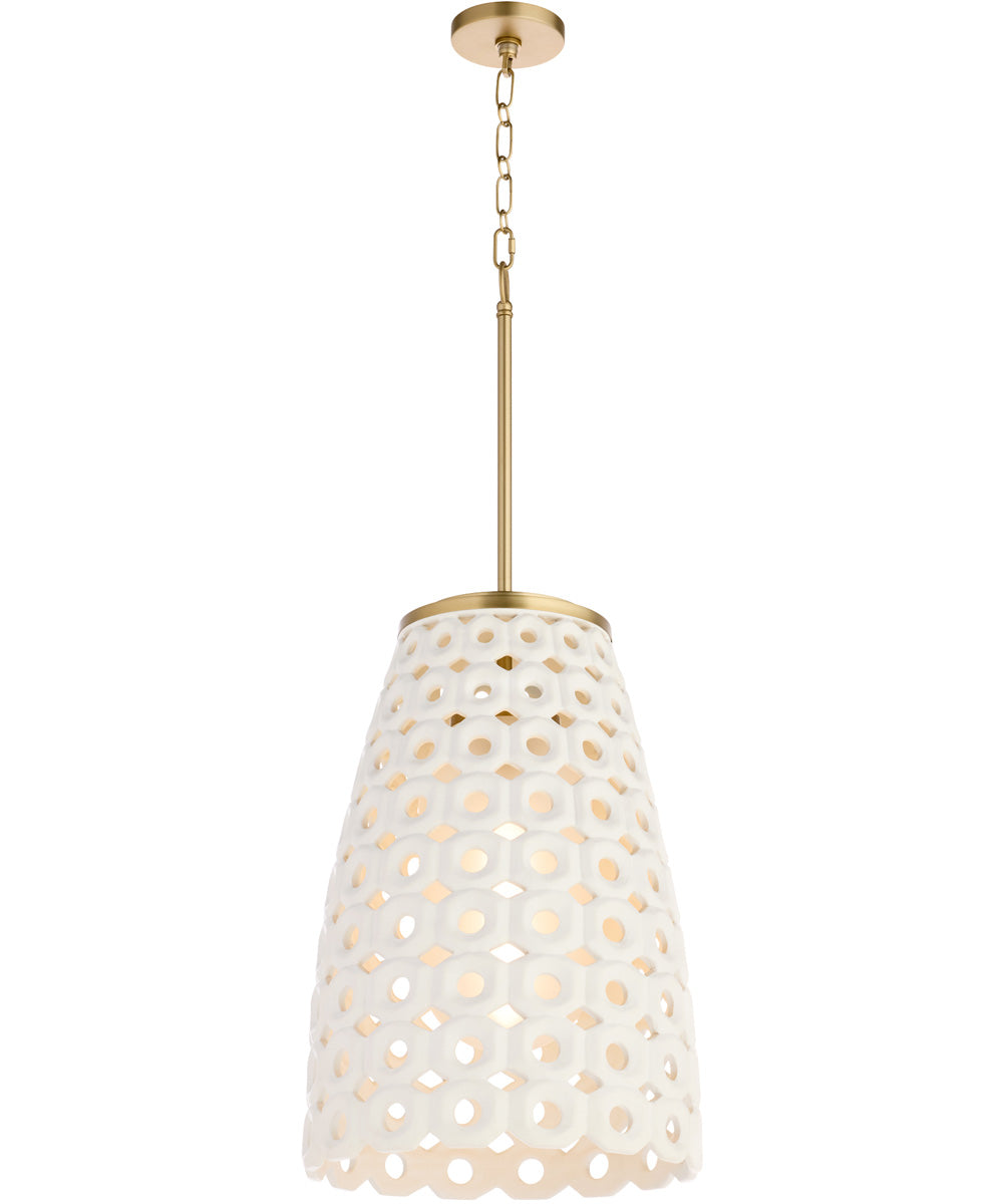 Varro Pendant Aged Brass