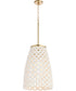 Varro Pendant Aged Brass