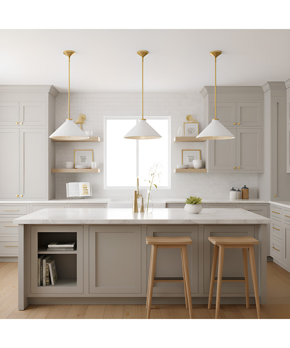 Bradbury 1-light Pendant Brushed Gold