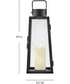 Hugh Medium Decorative Lantern in Black