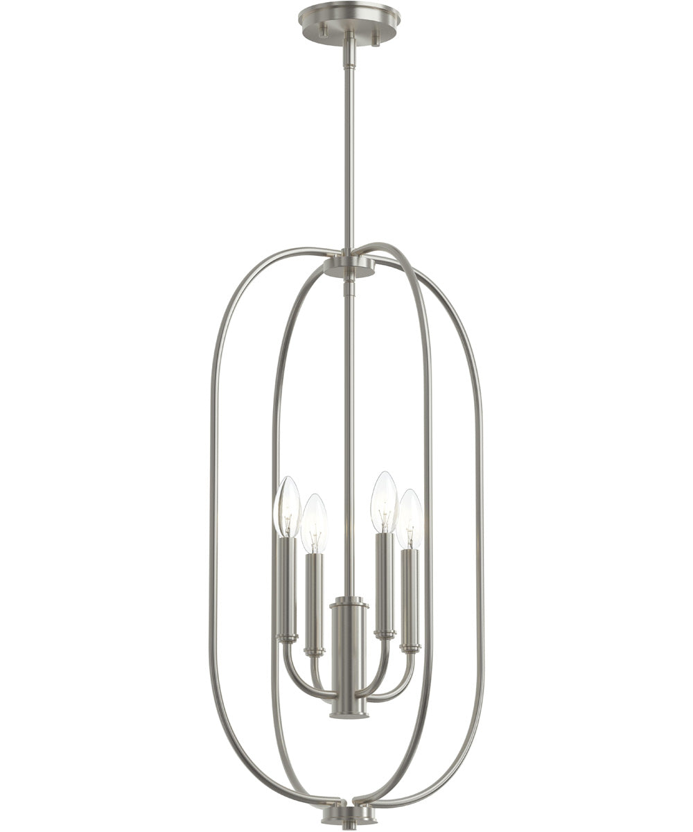 Reines 4-Light Foyer Pendant Brushed Nickel