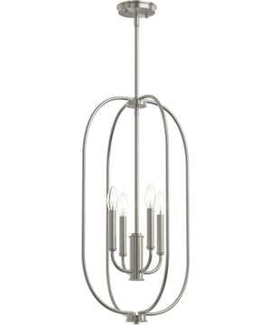 Reines 4-Light Foyer Pendant Brushed Nickel