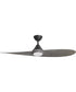 Surf 56 inch 2-Blade Marine Grade Fan w LED Black / Grey Wood