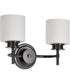 Warren 2-Light Vanity & Wall Gun Metal