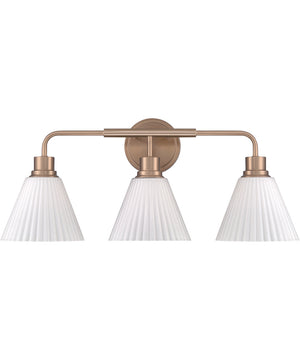 Pleated II 3-Light Lighting Premium Bronze