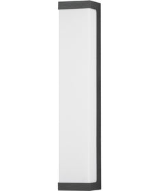 Tunnel 26-28 inch LED Outdoor Sconce Black