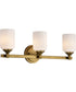 Solara 3-Light Vanity & Wall Natural Brass