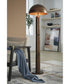 Wendfield Metal Floor Lamp Antique Copper