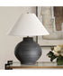 Tramore Rustic Charcoal Table Lamp