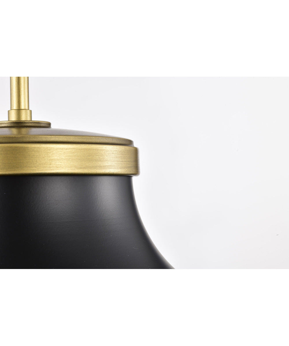 Lafayette 1-Light Pendant Matte Black